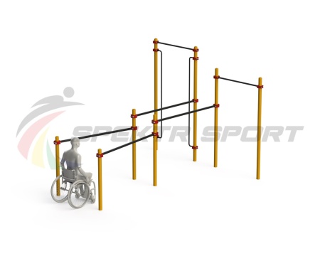 Купить Спортивный комплекс для инвалидов-колясочников WRK-D19_76mm в Шимановске 