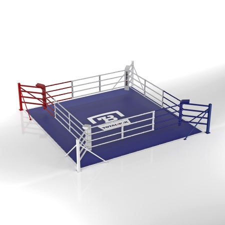 Купить Ринг боксерский напольный Totalbox на упорах 4х4м в Шимановске 