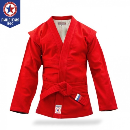 Купить Куртка для самбо "Атака" ВФС (подкладка, пояс)  р 36-48 в Шимановске 
