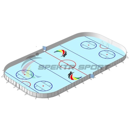 Купить Хоккейная коробка, борта фанера 12 мм, 40х20 в Шимановске 
